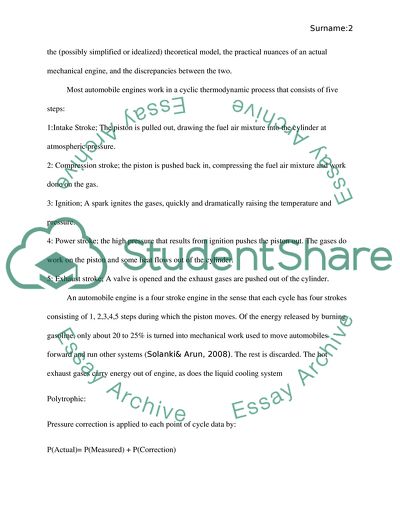 Thermodynamic Cycle Analysis