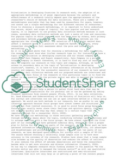 Privatization in Developing Countries