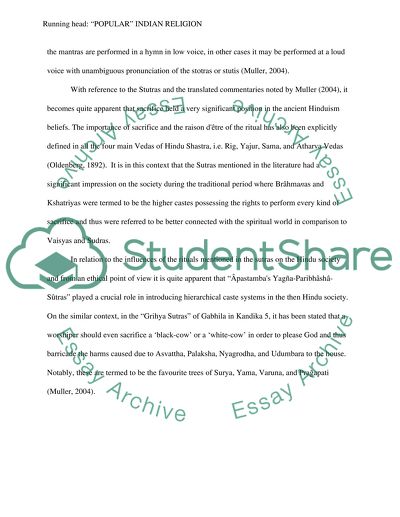 Popular Indian Religion