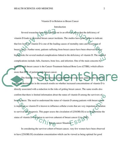 Vitamin D about Breast Cancer