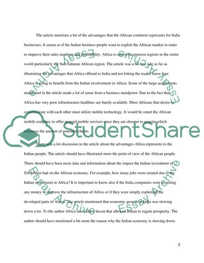 International business article