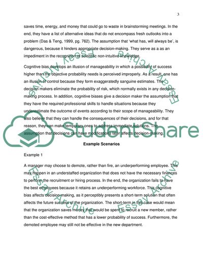 In what ways do cognitive biases affect decision-making