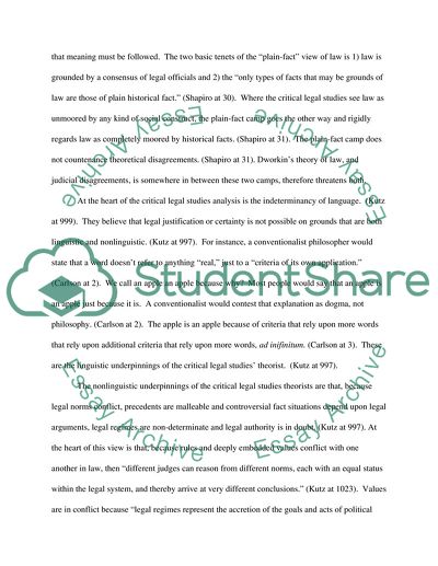 To What Extent Does Dworkins Account of Judicial Disagreement Threaten the Plain Fact View of Law