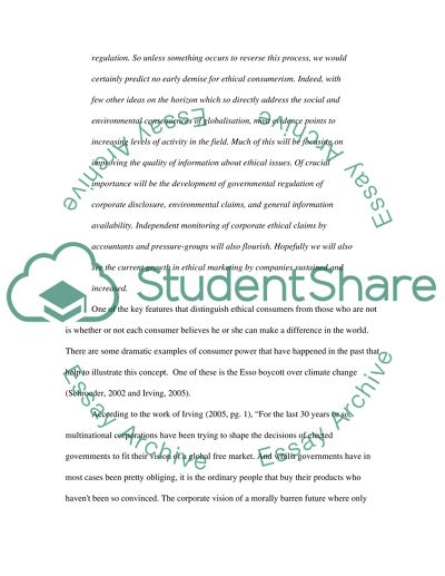 What Ethical Duties and Responsibilities Do Consumers Have When They Are Deciding to Spend the Budget