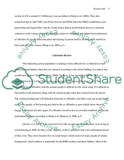 Social Work Practice for Minorities Leaving Prison