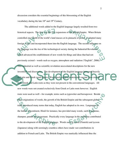 The Development of English Dictionaries during the Period 1780-1900