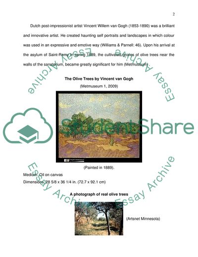 Artwork Analysis of Different Artists