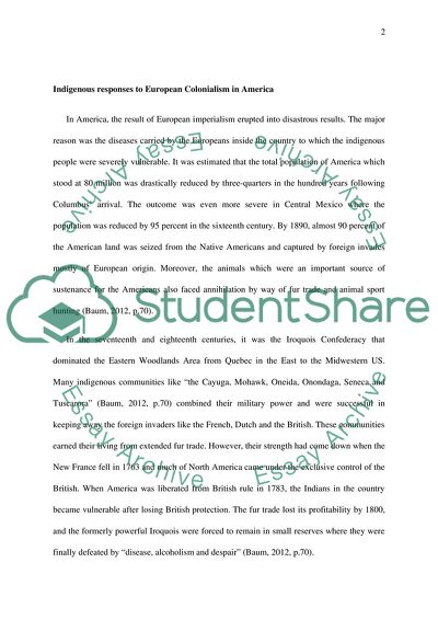 Responses of Indigenous Religions to European Colonialism