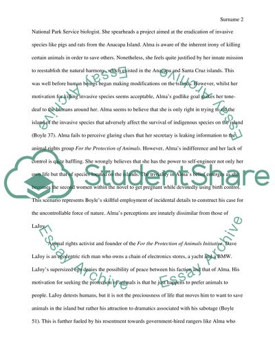 The Novel When the Killings Done by T Boyle