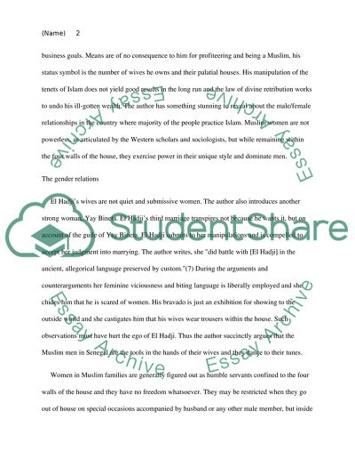 Xala by Sembene Ousmane