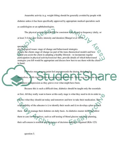 Diabetes Its Types, Consequences, Psychological Issues