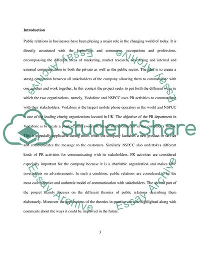 Applying PR Theory and Concepts