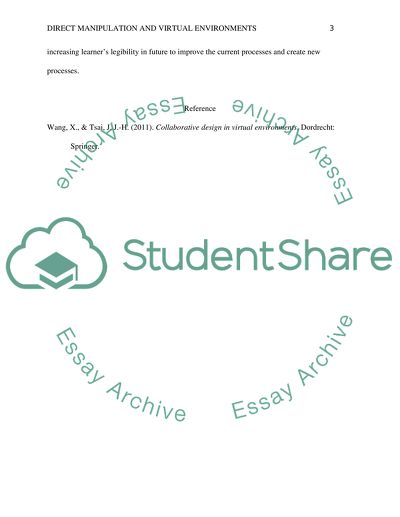 Direct Manipulation and Virtual Environments