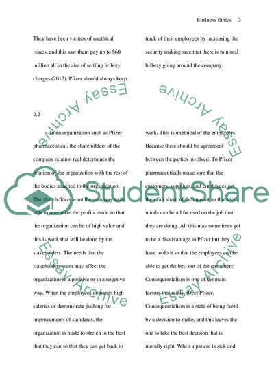 Ethical Issues in Business Companies