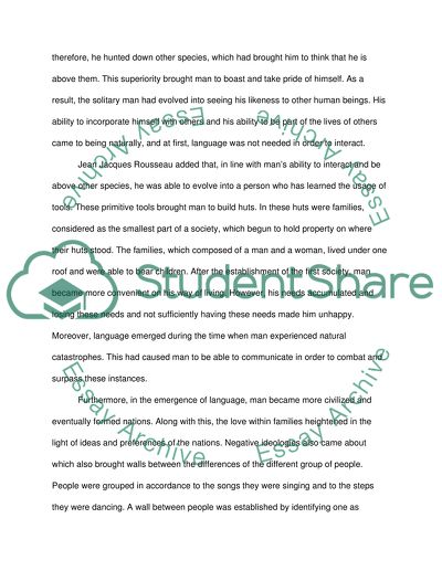 The Invisible Chain of Man