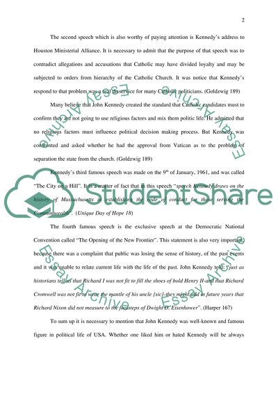 The Importance of Kennedys Writings