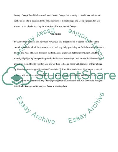 Googles Hotel Finder