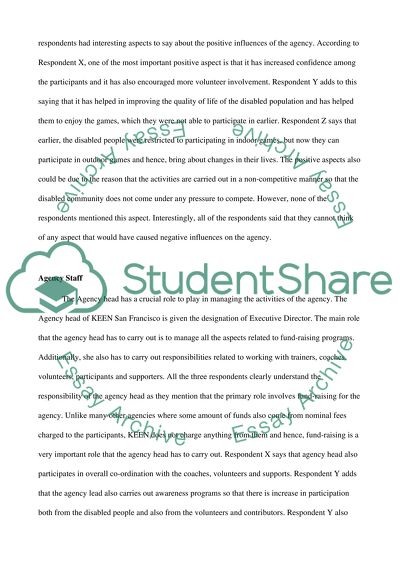 The Mission of the Keen USA Organization