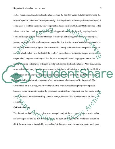 Global Warming Wars: Discourse Analytic Approaches to Exxon Mobils Corporate Public Discourse by Levsey