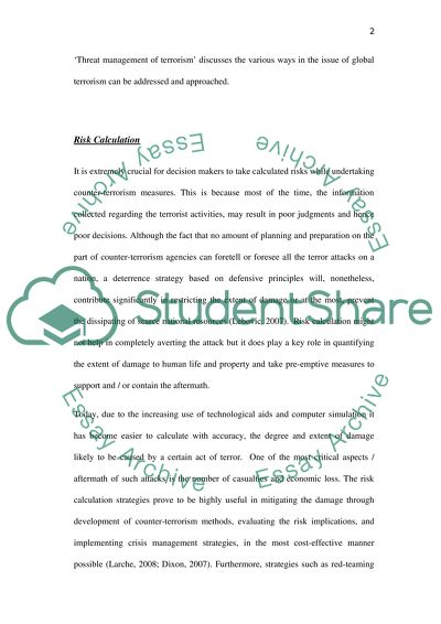 Counter terrorism in the us image