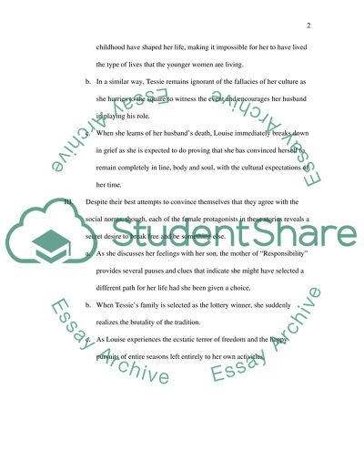 The review of the females characters