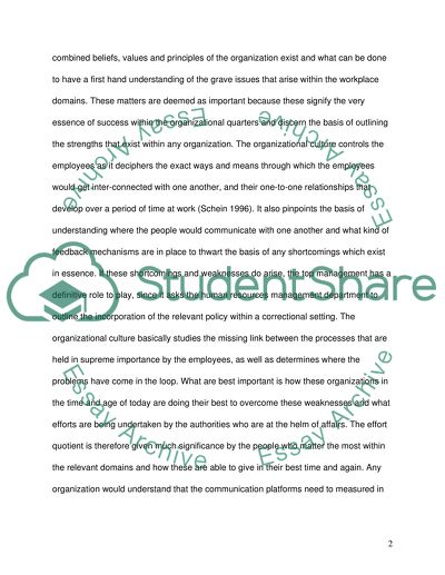 Implementing a Solid Cultural Foundation for a Successful Firms Existence on the Market