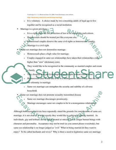 Homosexuality and Civil Rights