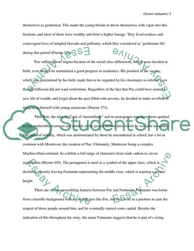 The Cask of Amontillado