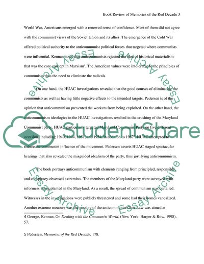 Memories of the Red Decade