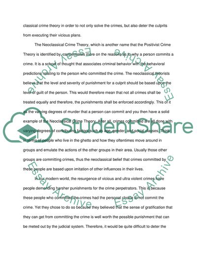 Criminological Theory