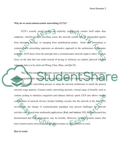 Why Do We Need Content-Centric Networking