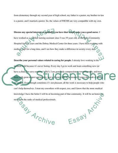 Why Do You Want to be a Nurse