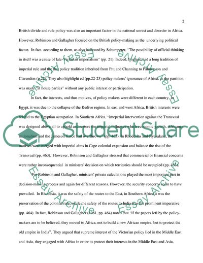 The Scramble for Africa