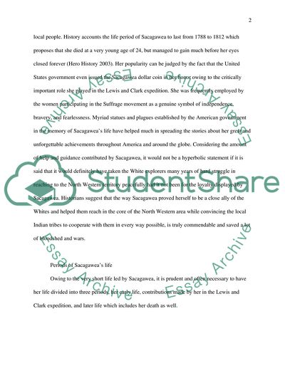 Feat of the Legendary Sacagawea