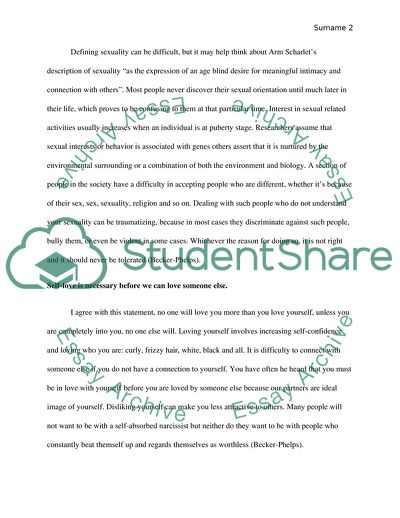 Love without Sex; Sex without Love