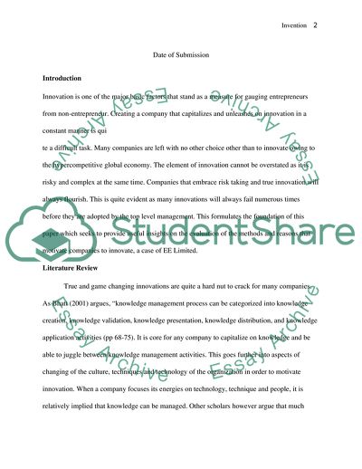 Emerging Technology and Innovation