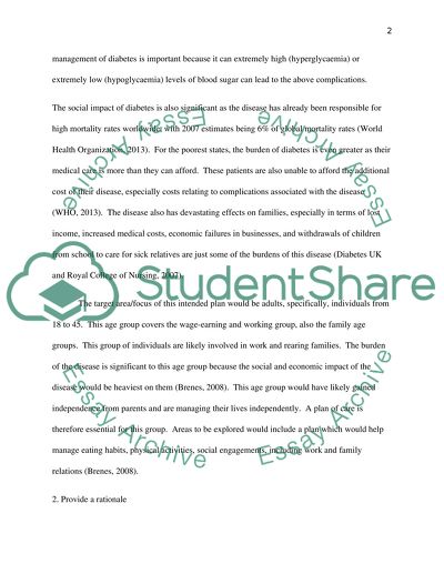 Optimising health and well-being in diabetes