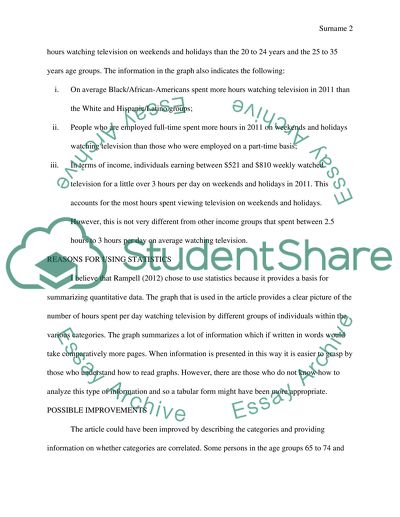 Statistics Help Summarize Data