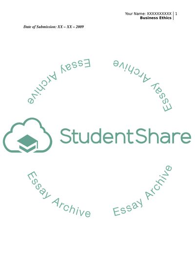 Business Ethics - The Choise of Employees to Wear the Protective Clothing