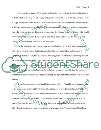 The Lady or The Tiger