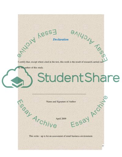 Scanning the Environment