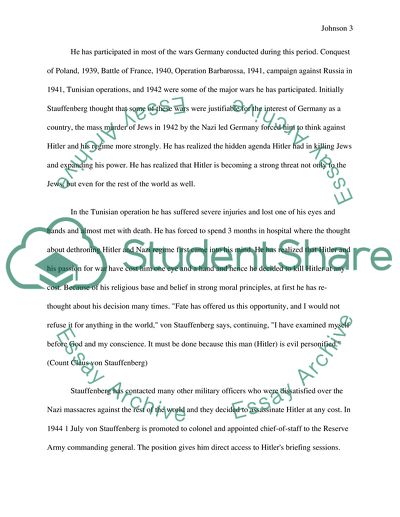 Claus Von Stauffenberg