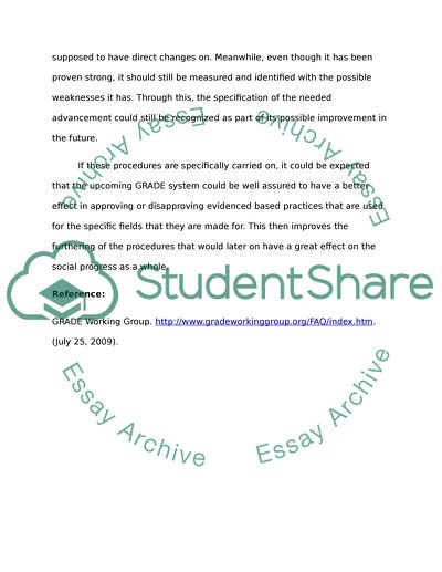 Rating Scales within Evidence Based Practice