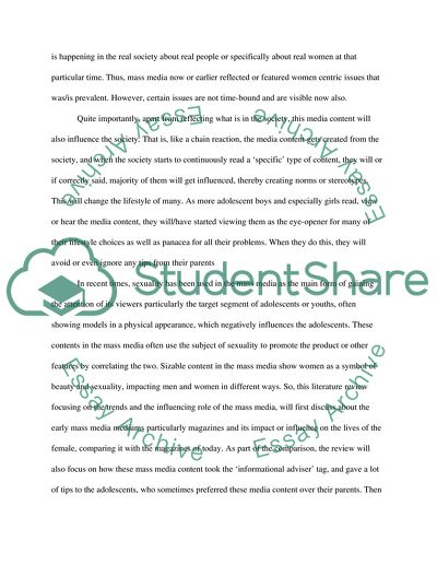 Media Influence on Adolescents