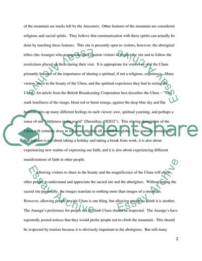 Permission on Visit Sacred Indigenous Sites