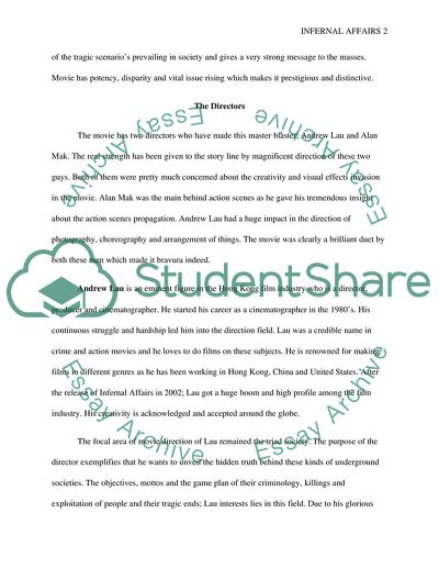 Infernal Affairs Movie