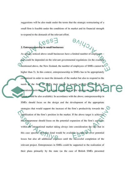 Factors of Development and Implementation of Effective Strategies in SME
