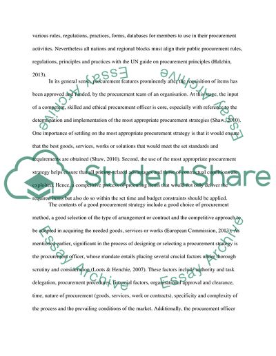 Construction Procurement Strategies