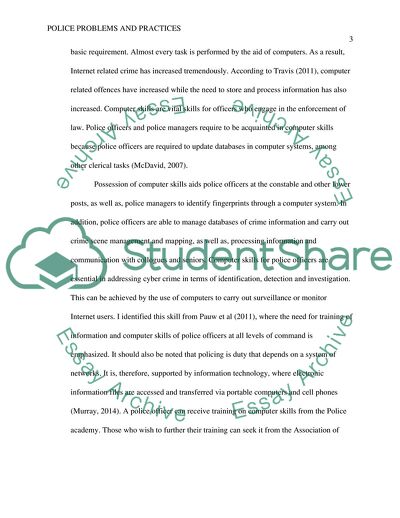 Ten Desirable Skills for Police Officers and Police Managers