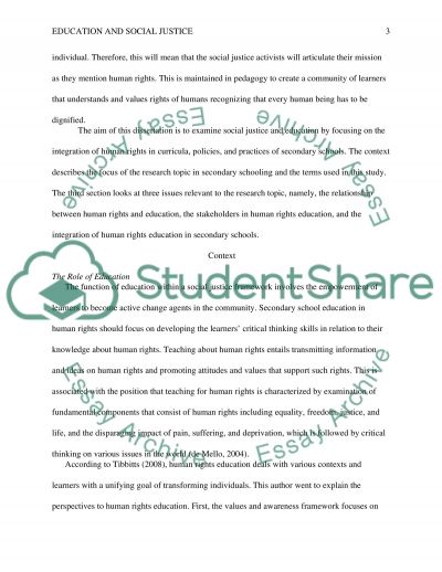the role of education in the society and social justices in education the role of education in the society and social justices in education